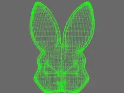 Bunny Boys V10B Shoulder Symbols 3D print model
