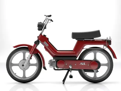 Si Piaggio 50 1983 3D model