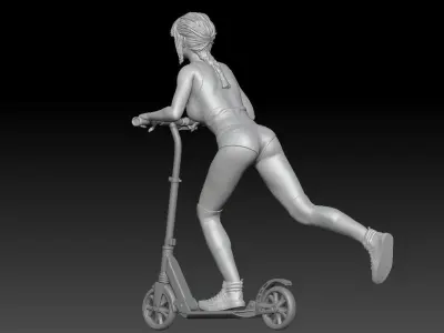 ELECTRIC SCOOTER 2 3D print model