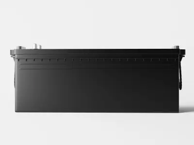 Car Battery or Lead Acid Battery or Solar Battery Low-poly 3D model