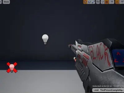 WPN Black Low-poly 3D model