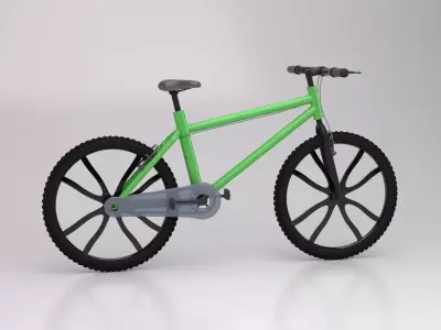 bicycle 3D model mountain bike 3D model