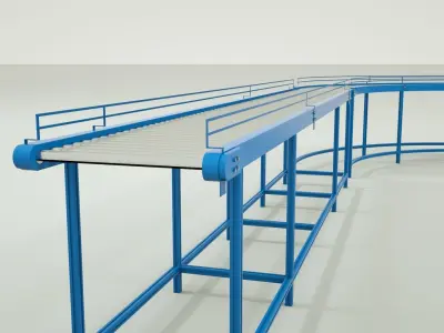 3D Conveyor Belt  3D model