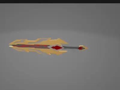 Dragon slayer great sword 3D model