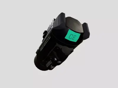 Olight BALDR Pro Flashlight Laser Sight Combo Low-poly 3D model