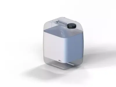 Canister Industrial Carafe 25 Liters Low-poly 3D model