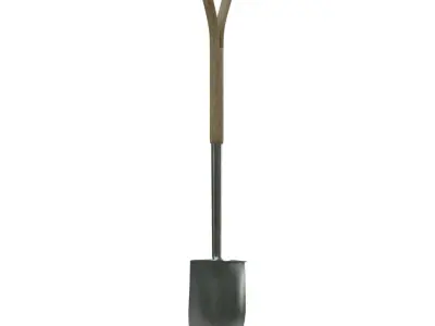 Garden Shovel Low-poly 3D model