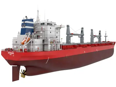 Bulk carrier  3D model