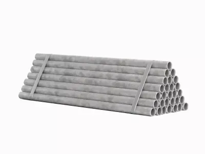 Industrial Pipes 03 3D model