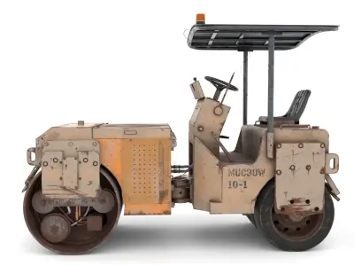 Construction roller MUC30W 3D model