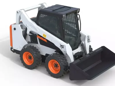 BobCat Steer Loader S590 Low-poly 3D model