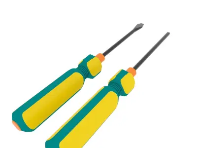 Screwdriver 3D model 17