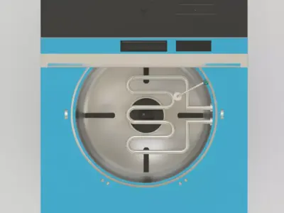 Autoclave Sterilizer CAD Model 3D model