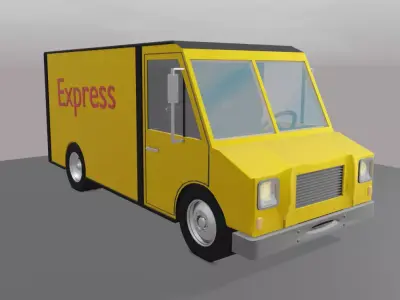 Delivery van 3D model