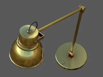 Desk Lamp Low-poly 3D model