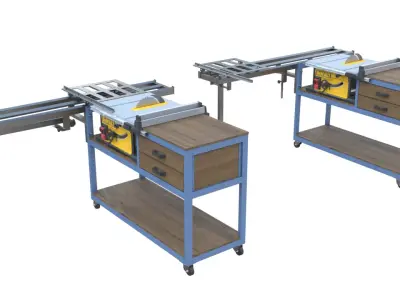 TABLE SAW DWE7492-B2 3D model