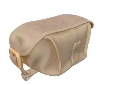 Military Canvas Utility Pouch Low-poly 3D model