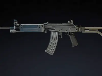 Vektor R4 Low Poly Realistic Low-poly 3D model