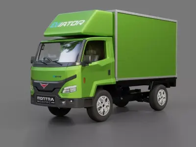 Montra Electric Eviator truck 3D model