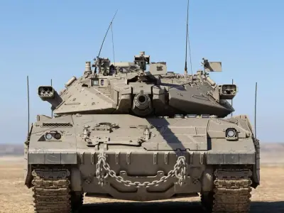 Merkava Mk2D 3D model