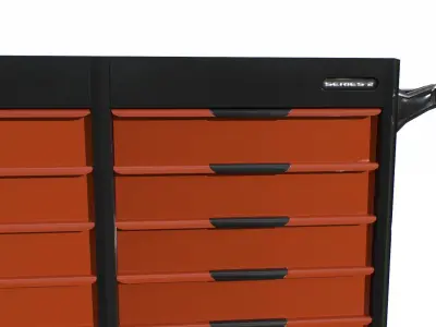 Storage Box Tools 2 Low-poly 3D model