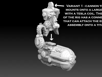 Titan Cannon 3D print model
