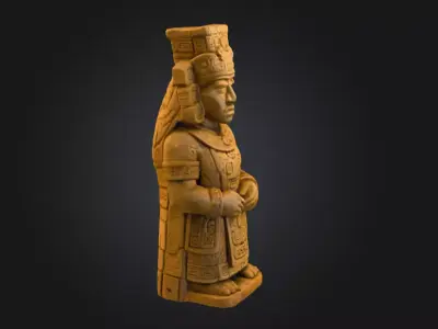 Ancient Guardian Low-poly 3D model
