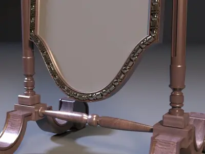 gothic mirror 3D model