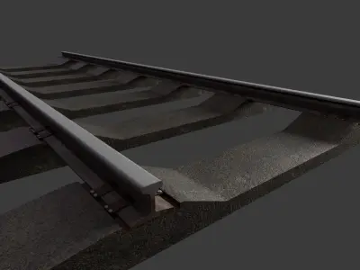 Rail 4M Low-poly 3D model