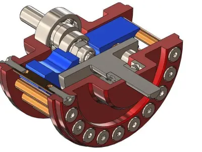 Cycloidal Gear Drive 3D print model