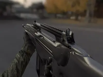 fps RIF XM10 animations Low-poly 3D model