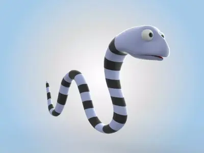 Sea Snake 3D model