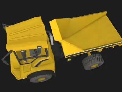 Truck Low-poly 3D model purchase