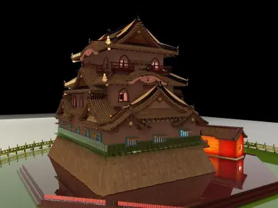 Chinese anceint house 3D model
