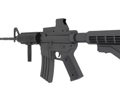weapon m16 3D model