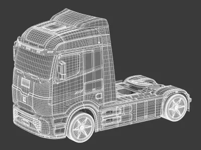 Electric Truck 3D model purchase