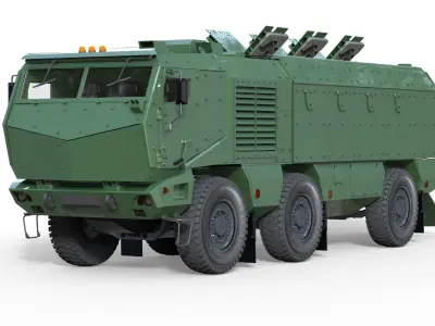 Kamaz Typhoon Truck 3D model