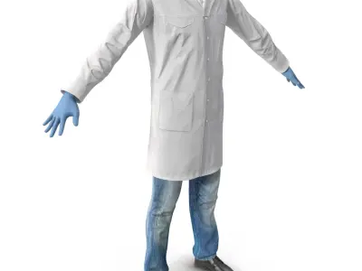 Scientist Clothes 3D model