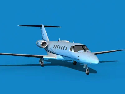 Cessna C528 Citation CJ3 V11 3D model