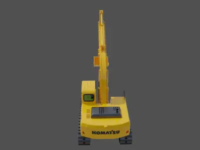 Komatsu PC200-8 Excavator 3D model