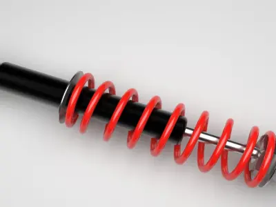 Car Shock Absorber 3D model by erikyavrumyan