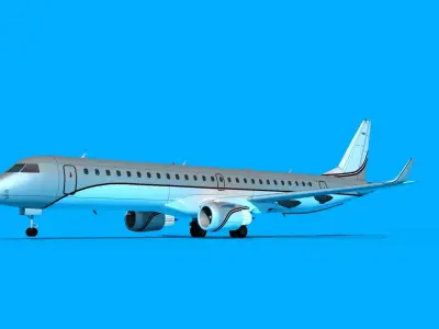 Embraer Emb-190 Corporate 3 3D model