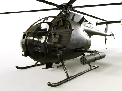 Helicopter Pack GameReady Low-poly 3D model