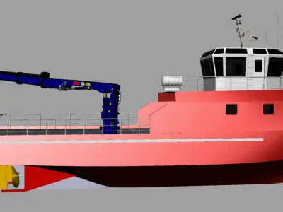 Fishing Vessel 3D model