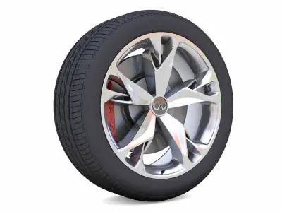 Infiniti Rim 3D Model Low-poly 3D model