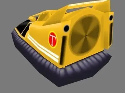 BHoverCraft boat 3D model