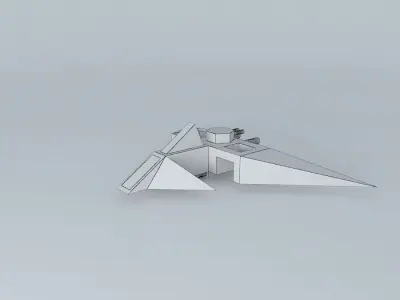 shark jet Free 3D model