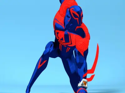Spider-man 2099 Low-poly 3D model purchase