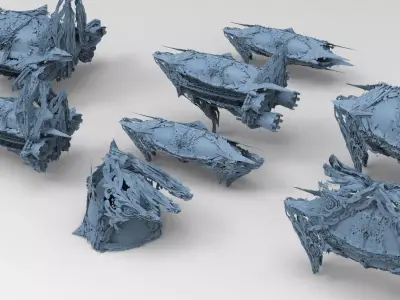 Aquaman sea masters ship collection  3D model