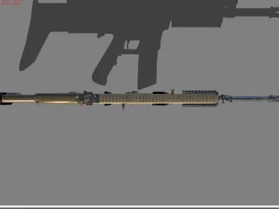 ScarL Low-poly 3D model